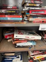 3 shelves of mostly true crime books - 2