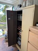 Metal storage cabinet