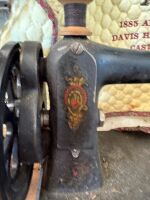 American Davis Handcrafter sewing machine on cast iron paw foot base - 3