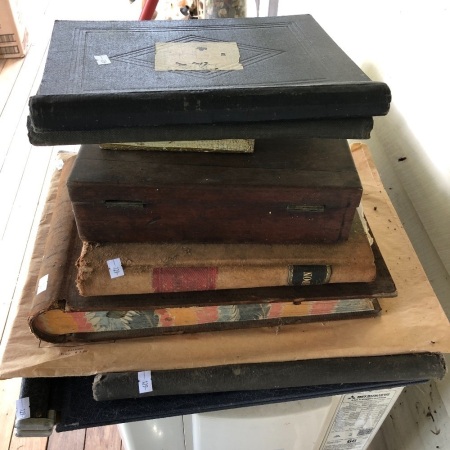 Asstd Lot of Antique Books & Ledgers