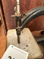 Willcox and Gibbs sewing machine with case - 5