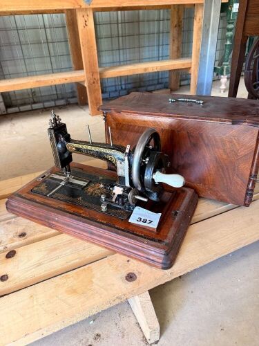 THE ROYAL sewing machine with case
