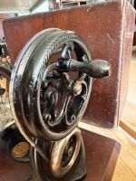Willcox and Gibbs sewing machine with case - 2