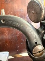 Willcox and Gibbs sewing machine with case - 7