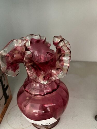 Ruby Glass Vase