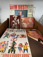 Lot of Slim Dusty Records and Memorabilia