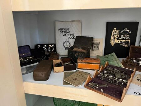 Shelf Lot of Sewing Collectables
