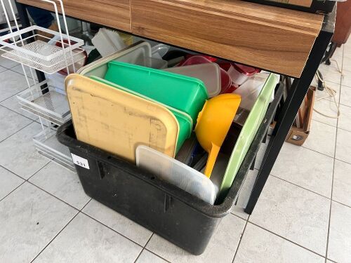 Large Lot of Tupperware and Storage Containers