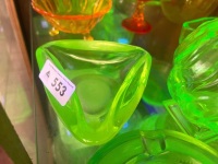 3 x Heavy Uranium Glass - 3
