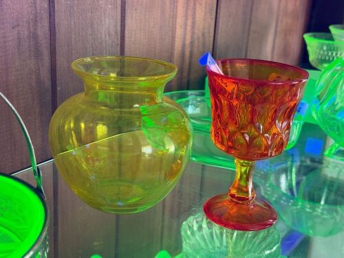 Red Goblet and Yellow Vase