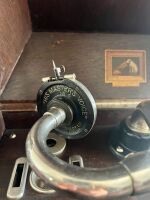 His Masters Voice Wind Up Grammaphone - 2