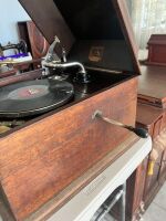 His Masters Voice Wind Up Grammaphone - 5