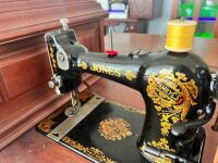 JONES Family CS Treadle Sewing Machine with Case