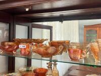 Shelf lot of Carnival Glass - 4