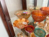 Shelf lot of Carnival Glass - 2