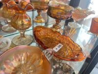 Shelf lot of Carnival Glass - 3