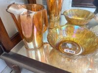 Shelf lot of Carnival Glass - 2
