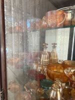 Lockable Mirrored-Back Display Cabinet - 2