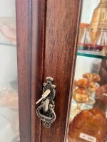 Lockable Mirrored-Back Display Cabinet - 3