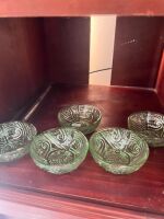Assorted Coloured Glass Items - 4