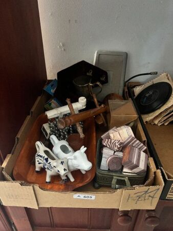 Tray of Collectables - Inc Semi-Precious Stones