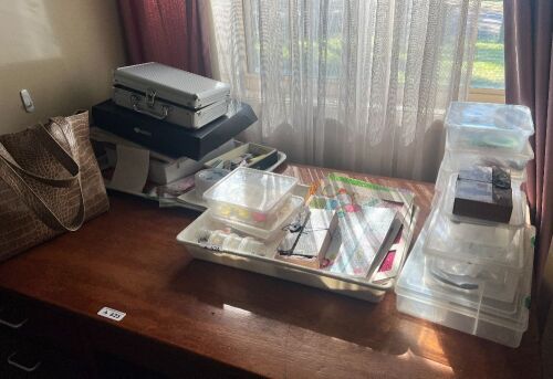 Assorted craft items