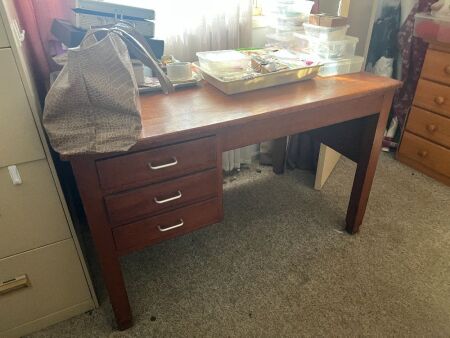 Wooden office desk