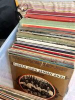 Box of country music records - 2