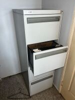 Metal filing cabinet