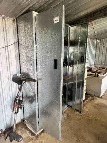 Galvanised storage cabinet