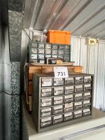 Multi-drawer organisers with contents