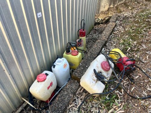 Assorted hand and battery operated sprayers