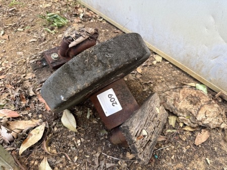 Vintage grinding wheel