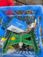 Assorted brass/steel/poly irrigation fittings and PVC - 2