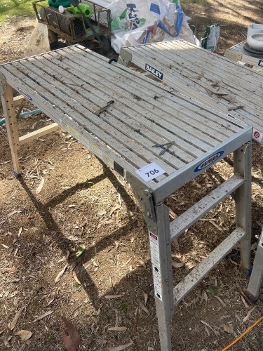 Aluminium work platform (QTY CHOICE 704, 705, 706)