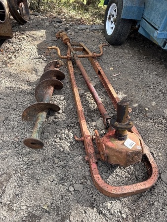 Post hole digger and augers