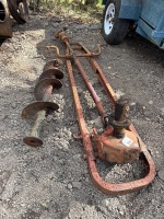 Post hole digger and augers