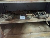 Hand cranked metal shears/rollers