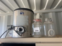VACOLA preserving steriliser and bottles