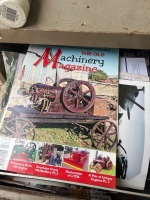 2x drawers of machinery, tractor, milking magazines and manuals - 2