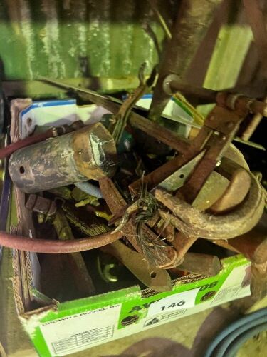 Box of assorted tools