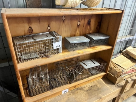 Assortment of cage traps