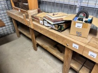 Solid pine bench (qty choice 372, 373)