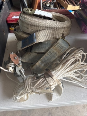 Lot of Ratchet Straps etc