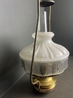 Aladdin Model #23 Brass Hanging Mantle Oil Lamp - 2