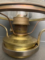 Aladdin Model #23 Brass Hanging Mantle Oil Lamp - 6