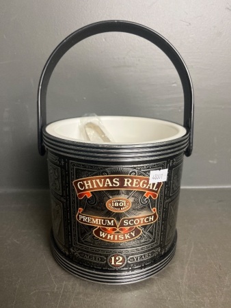 Chivas Regal 12 Year Blended Scotch Whiskey Collectable Metal Barware Tin