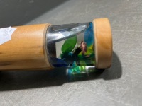 Wooden Cylinder Kaleidoscope on Small Stand - TAS Hardwood - 2