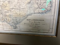 Map of Victoria, Australia Dated 1889 - 3
