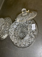 Set of Bohemia Crystal Table Centerpiece - 3